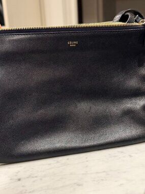 Celine Signature Trio (Navy, Large)